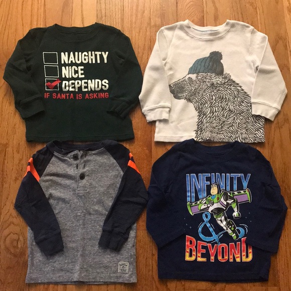 Other - Lot of 4 size 2T long sleeve tees